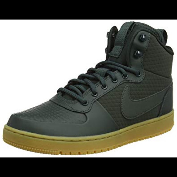 nike court borough mid winter green